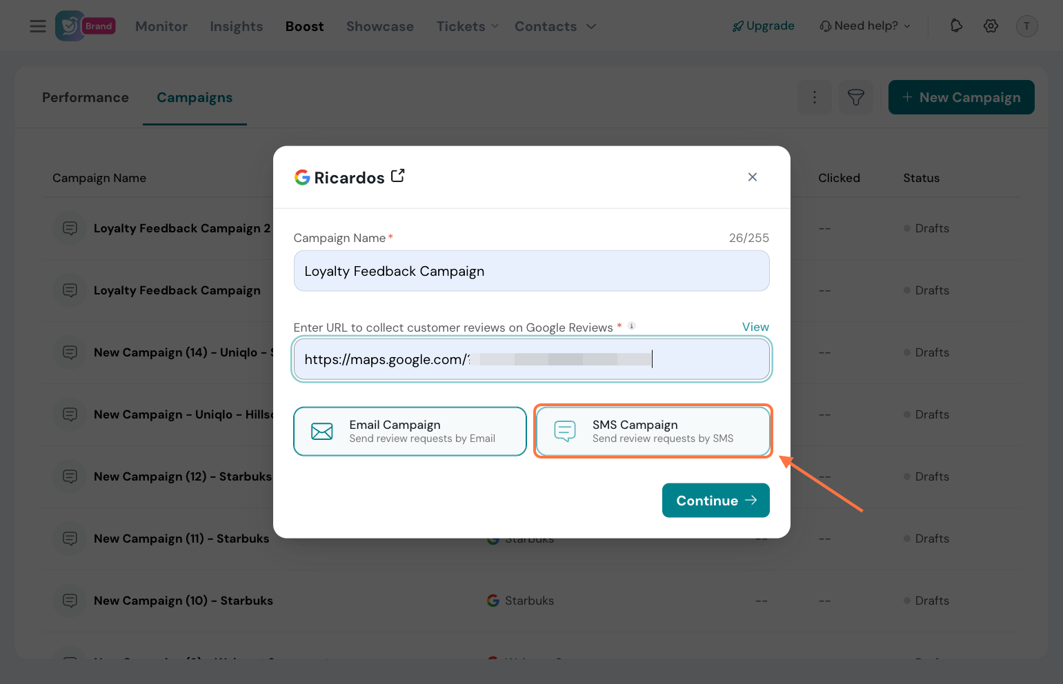 Click on Ricardos…